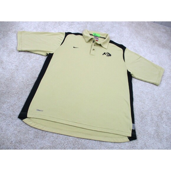 Colorado Buffaloes Nike Team Polo Shirt Mens Medium CU Boulder Football - Picture 2 of 15